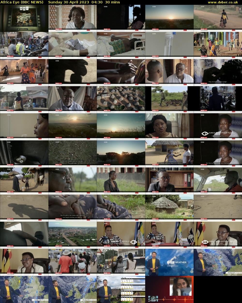 Africa Eye (BBC NEWS) Sunday 30 April 2023 04:30 - 05:00