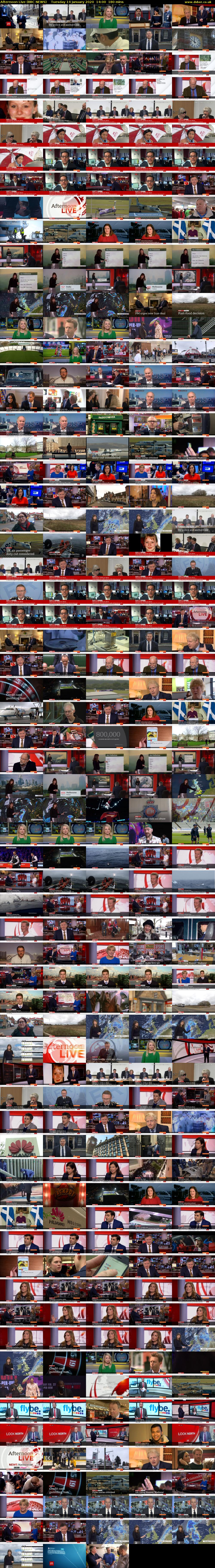 Afternoon Live (BBC NEWS) Tuesday 14 January 2020 14:00 - 17:00