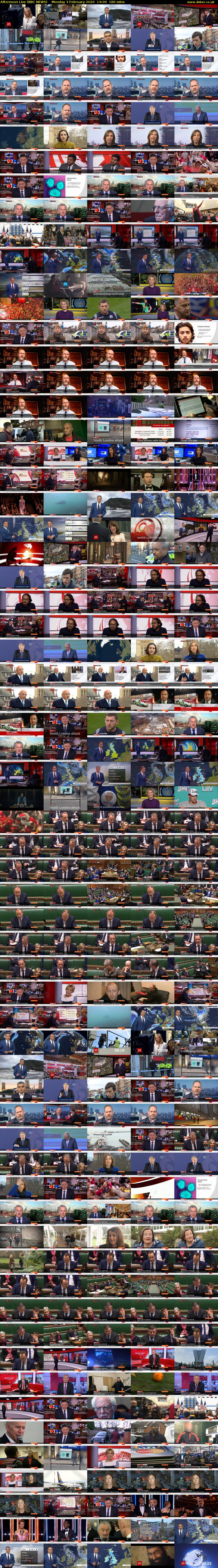 Afternoon Live (BBC NEWS) Monday 3 February 2020 14:00 - 17:00