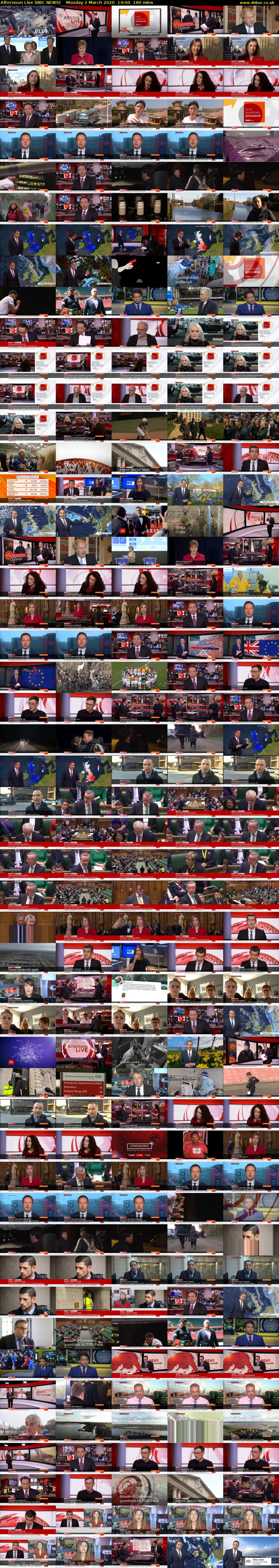 Afternoon Live (BBC NEWS) Monday 2 March 2020 14:00 - 17:00