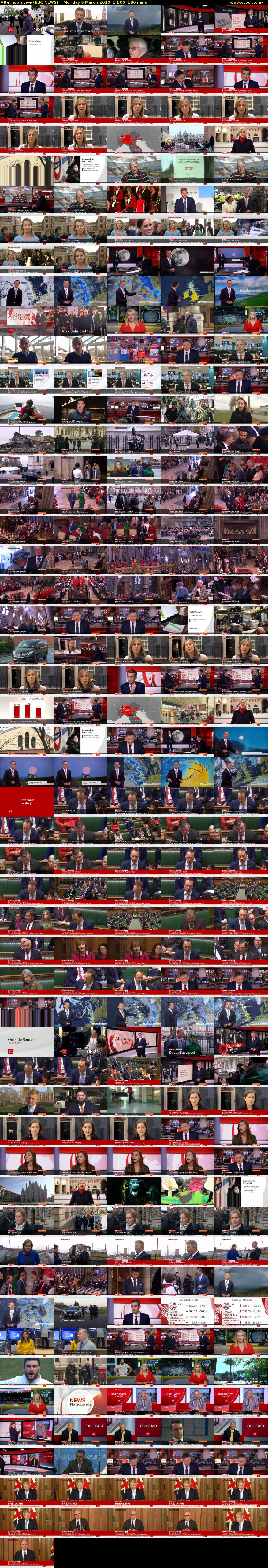 Afternoon Live (BBC NEWS) Monday 9 March 2020 14:00 - 17:00