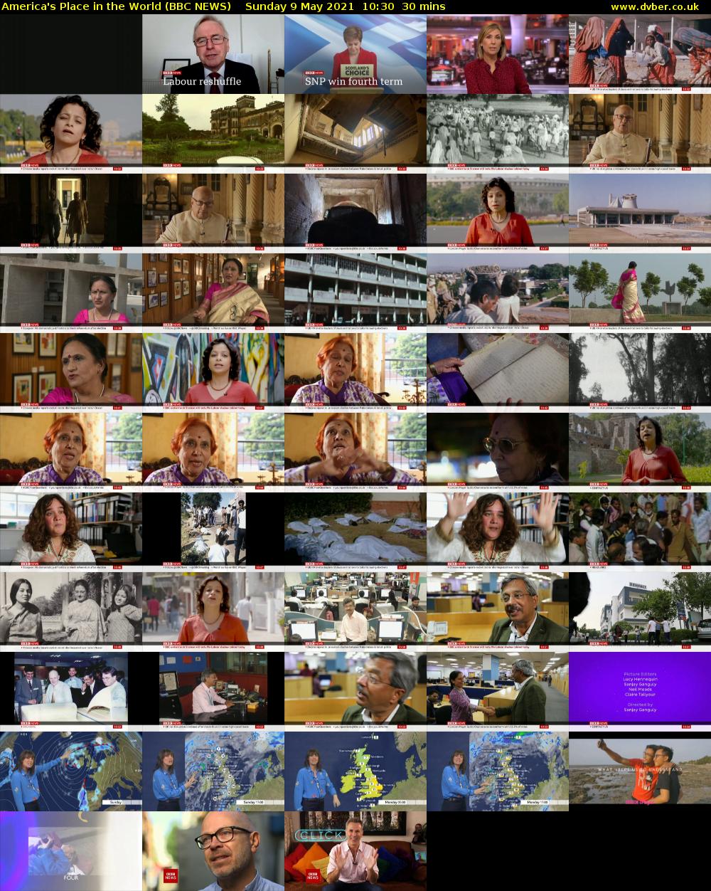 America's Place in the World (BBC NEWS) Sunday 9 May 2021 10:30 - 11:00