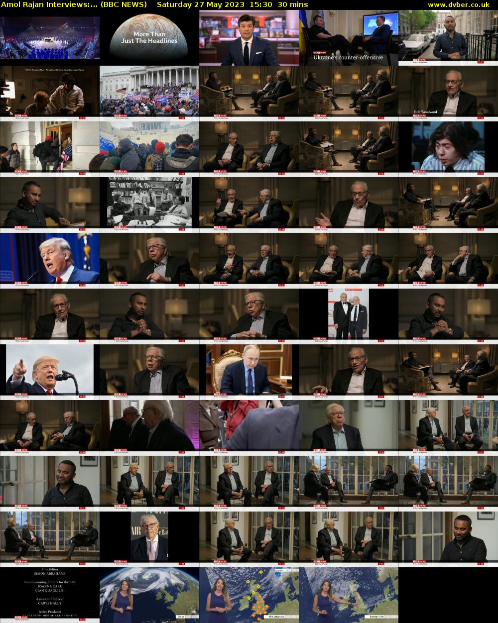 Amol Rajan Interviews:... (BBC NEWS) Saturday 27 May 2023 15:30 - 16:00