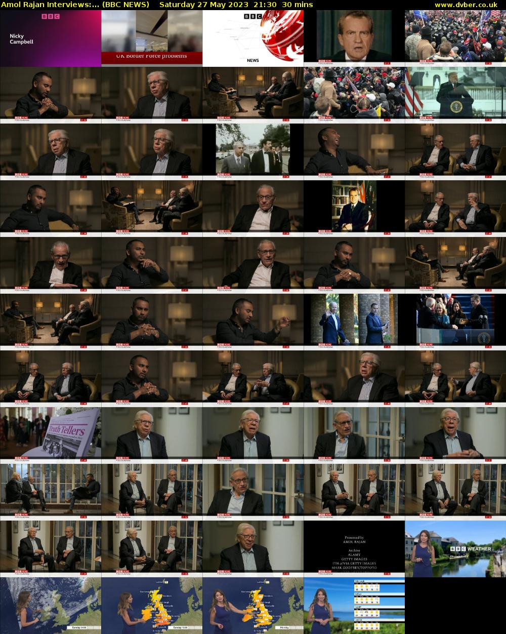 Amol Rajan Interviews:... (BBC NEWS) Saturday 27 May 2023 21:30 - 22:00