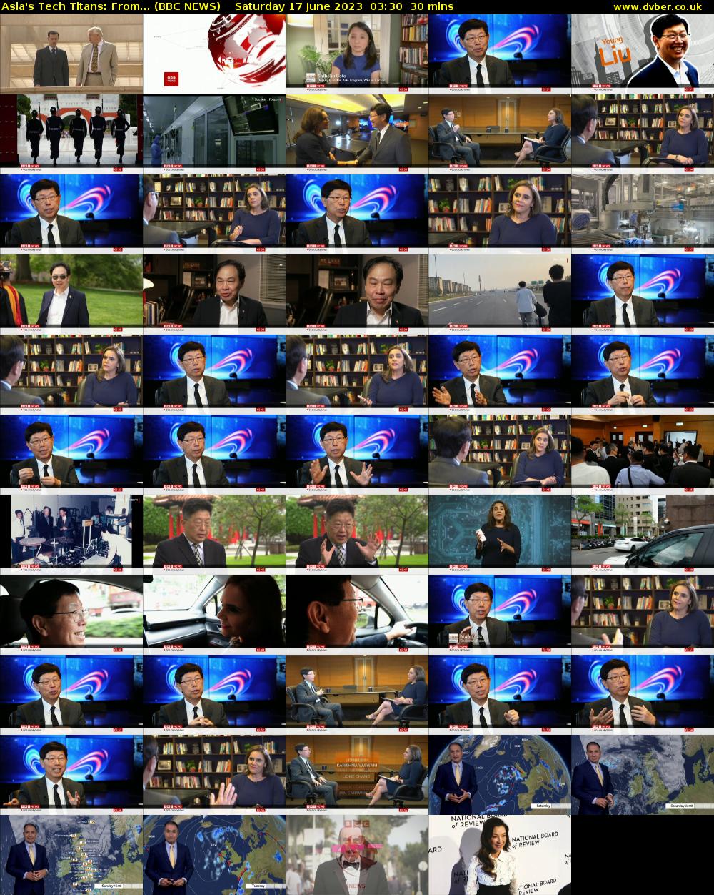 Asia's Tech Titans: From... (BBC NEWS) Saturday 17 June 2023 03:30 - 04:00