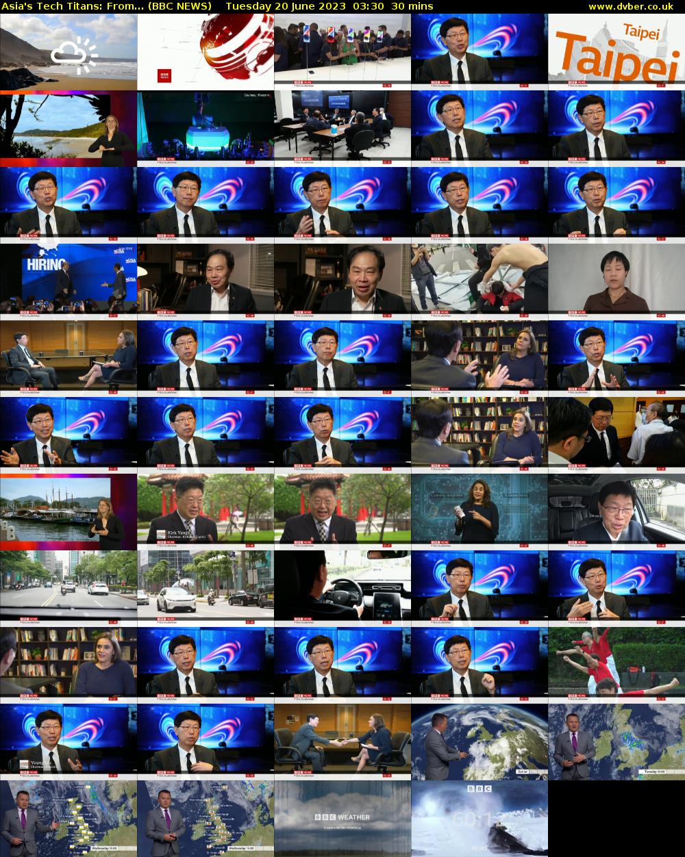 Asia's Tech Titans: From... (BBC NEWS) Tuesday 20 June 2023 03:30 - 04:00