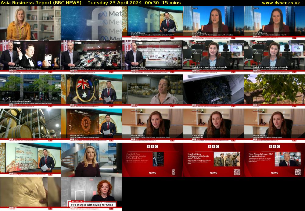 Asia Business Report (BBC NEWS) Tuesday 23 April 2024 00:30 - 00:45