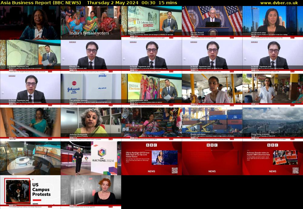 Asia Business Report (BBC NEWS) Thursday 2 May 2024 00:30 - 00:45