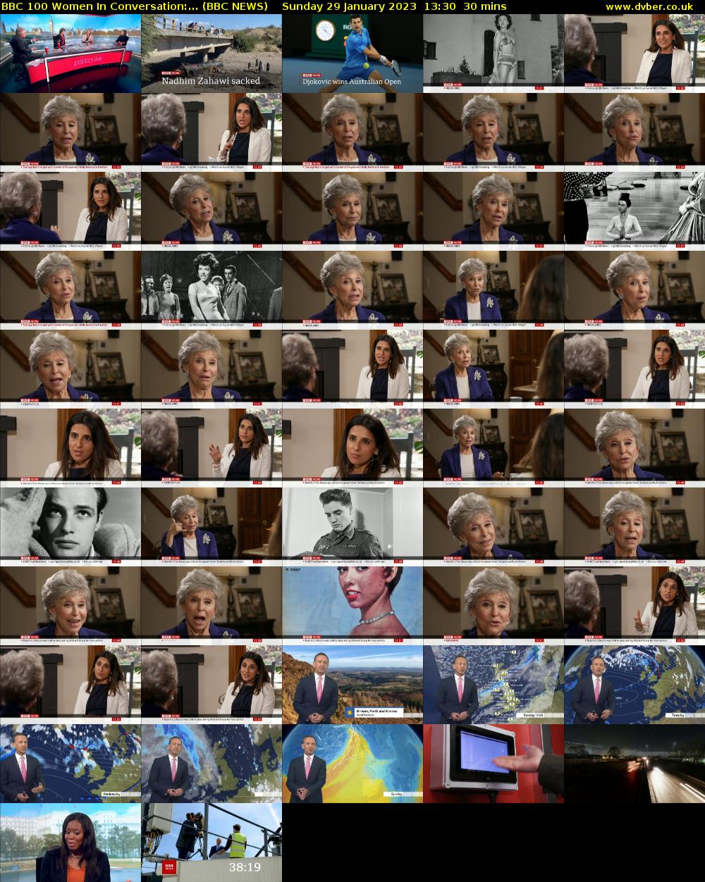 BBC 100 Women in Conversation:... (BBC NEWS) Sunday 29 January 2023 13:30 - 14:00