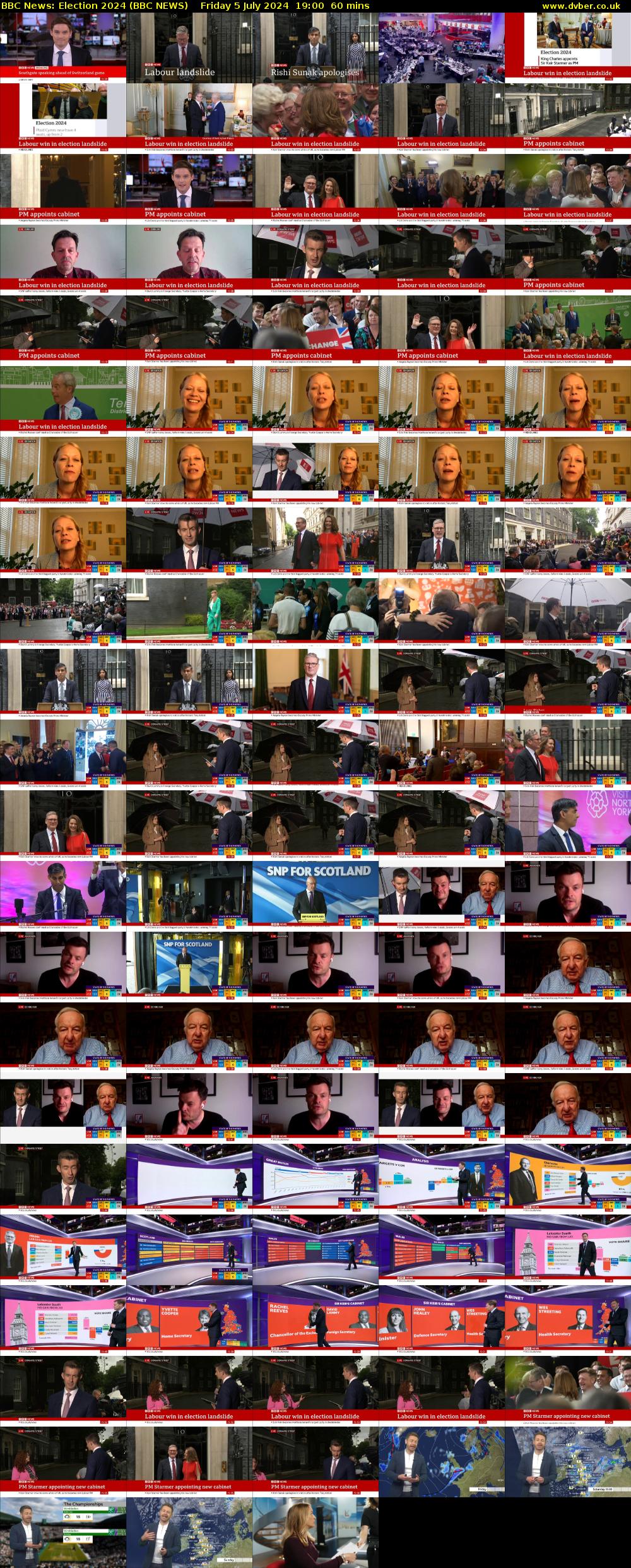 BBC News: Election 2024 (BBC NEWS) Friday 5 July 2024 19:00 - 20:00