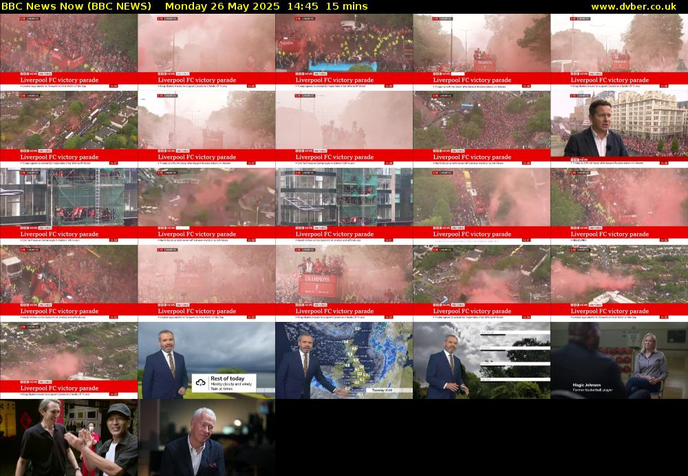 BBC News Now (BBC NEWS) Monday 26 May 2025 14:45 - 15:00