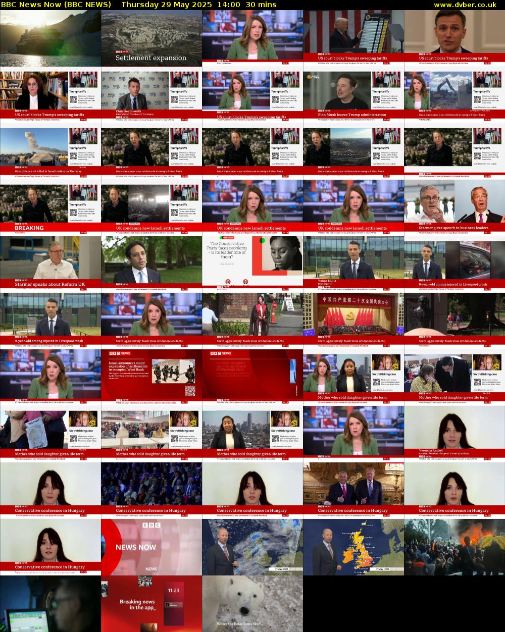 BBC News Now (BBC NEWS) Thursday 29 May 2025 14:00 - 14:30