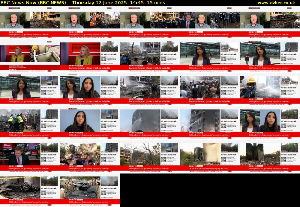 BBC News Now (BBC NEWS) Thursday 12 June 2025 14:45 - 15:00