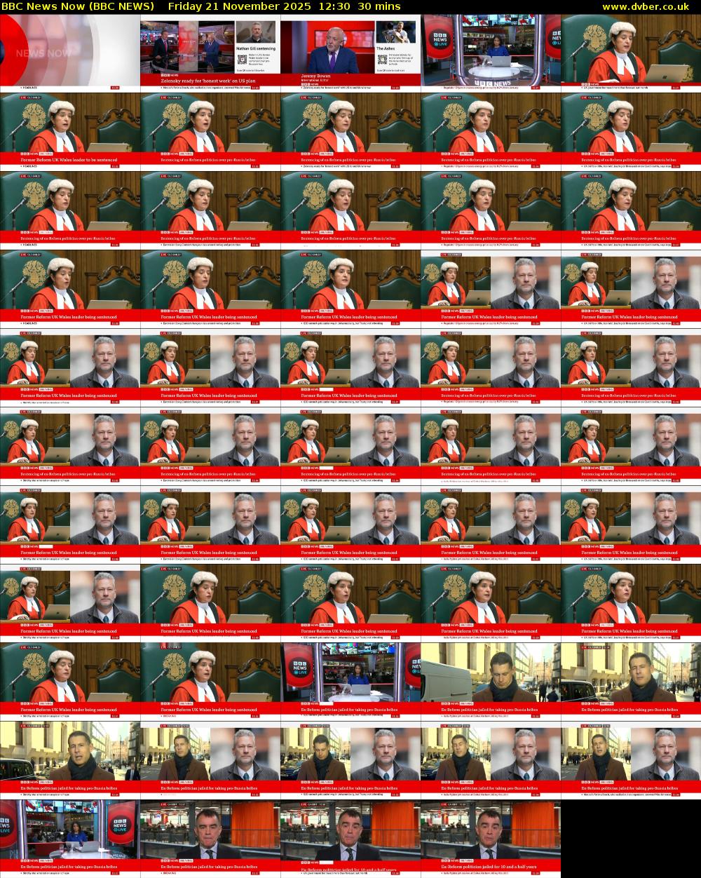 BBC News Now (BBC NEWS) Friday 21 November 2025 12:30 - 13:00