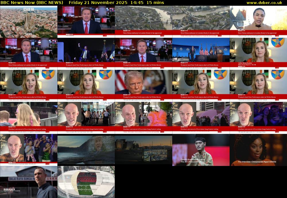 BBC News Now (BBC NEWS) Friday 21 November 2025 14:45 - 15:00