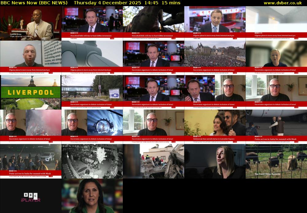 BBC News Now (BBC NEWS) Thursday 4 December 2025 14:45 - 15:00