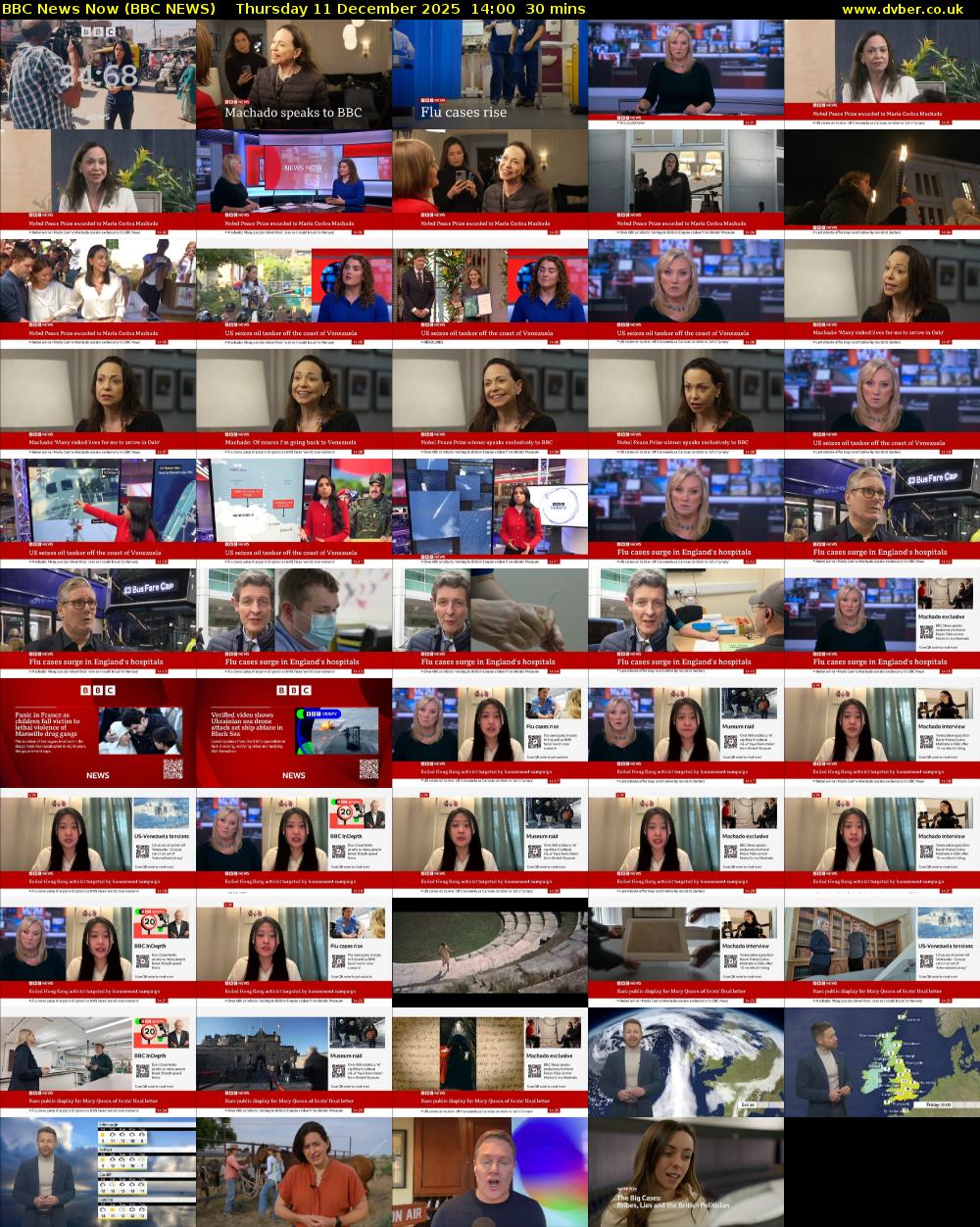 BBC News Now (BBC NEWS) Thursday 11 December 2025 14:00 - 14:30