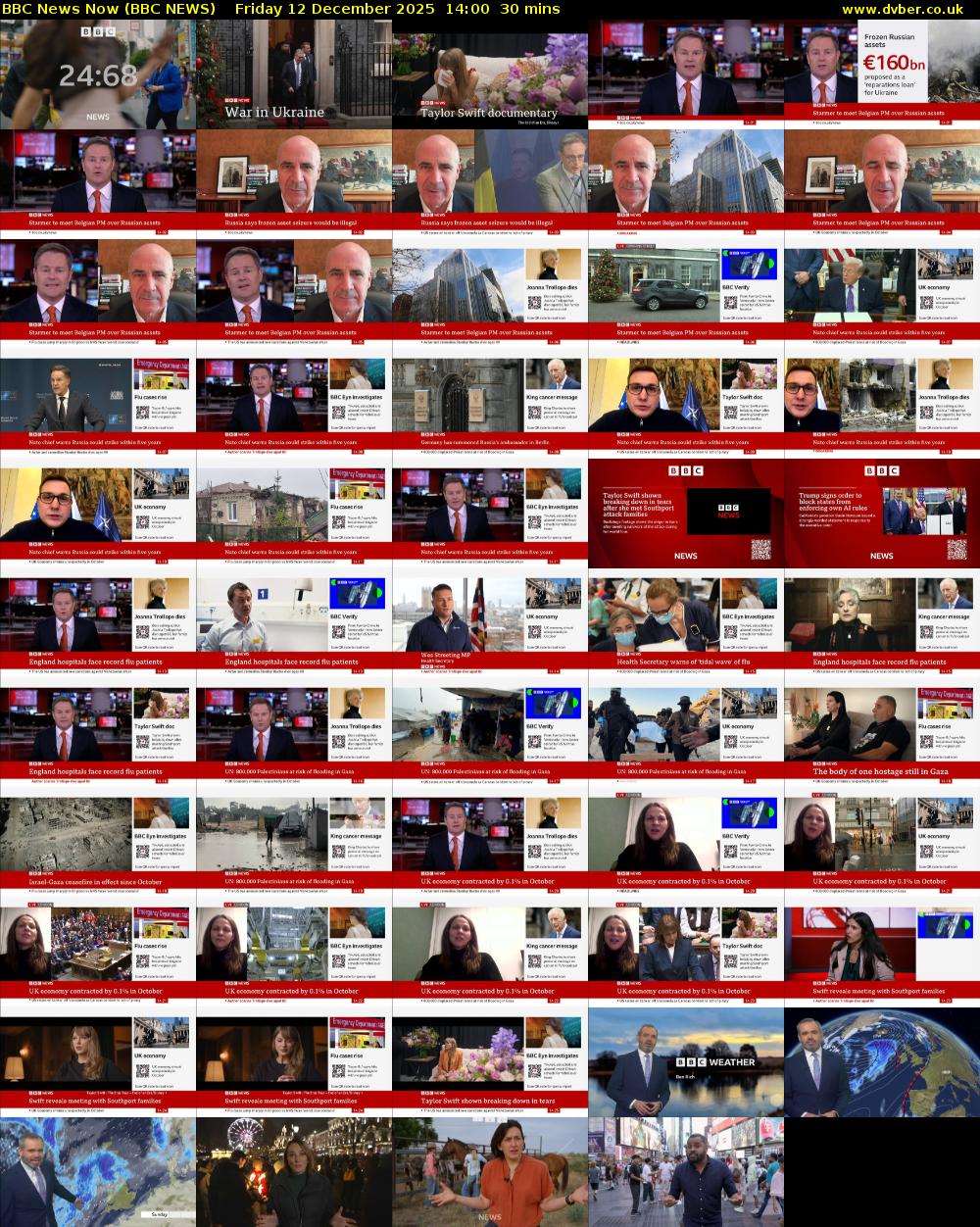 BBC News Now (BBC NEWS) Friday 12 December 2025 14:00 - 14:30