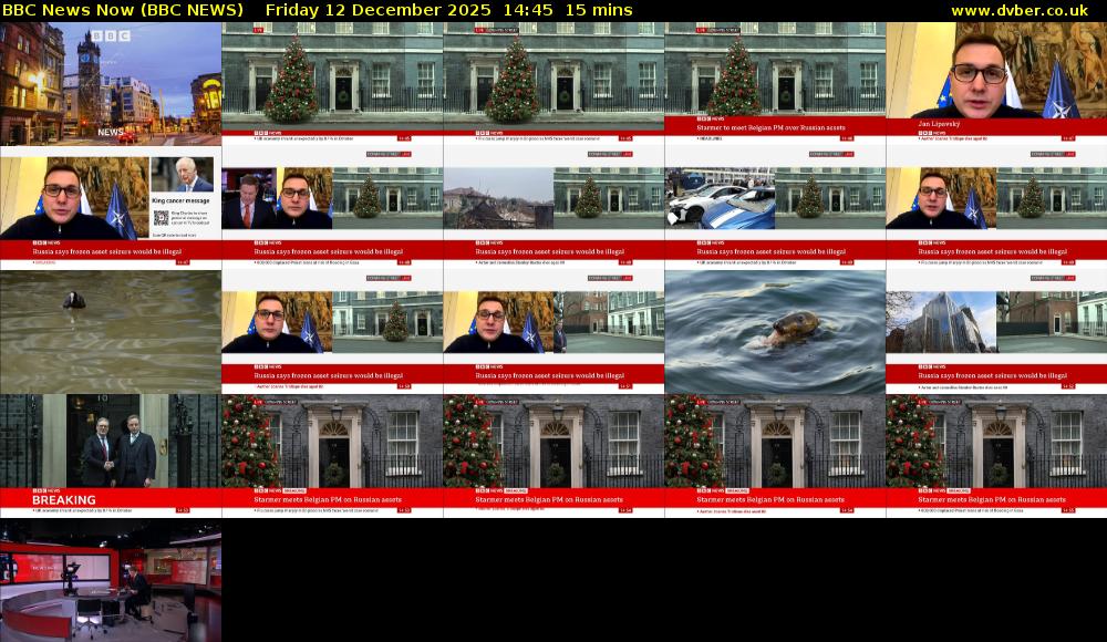 BBC News Now (BBC NEWS) Friday 12 December 2025 14:45 - 15:00