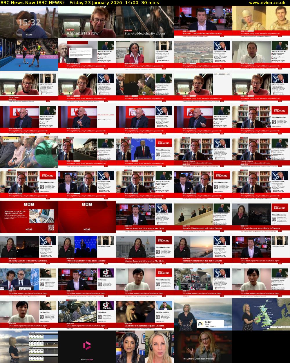 BBC News Now (BBC NEWS) Friday 23 January 2026 14:00 - 14:30