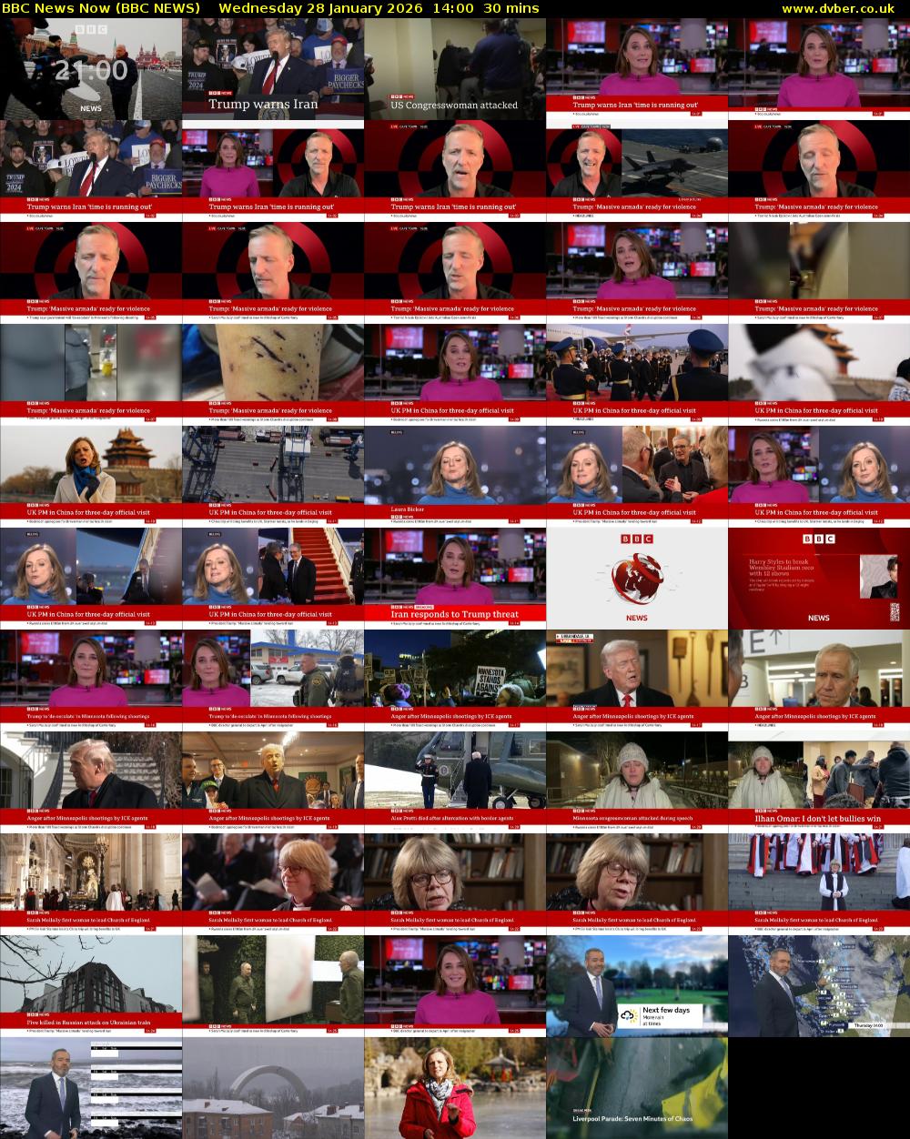 BBC News Now (BBC NEWS) Wednesday 28 January 2026 14:00 - 14:30