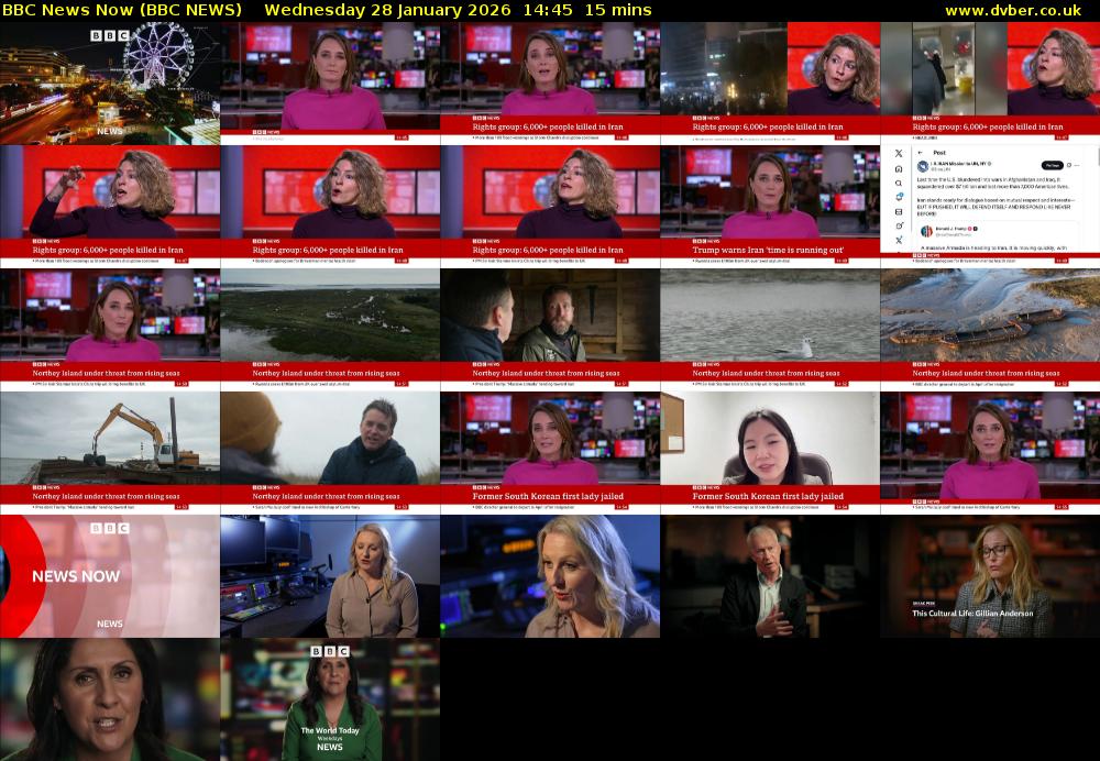 BBC News Now (BBC NEWS) Wednesday 28 January 2026 14:45 - 15:00