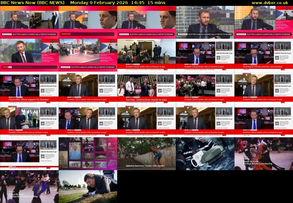 BBC News Now (BBC NEWS) Monday 9 February 2026 14:45 - 15:00