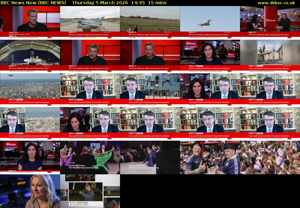 BBC News Now (BBC NEWS) Thursday 5 March 2026 14:45 - 15:00