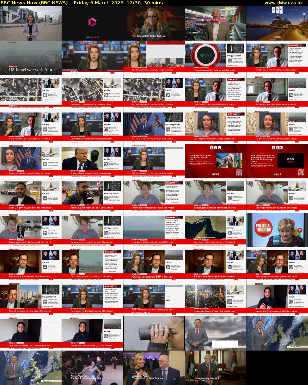 BBC News Now (BBC NEWS) Friday 6 March 2026 12:30 - 13:00