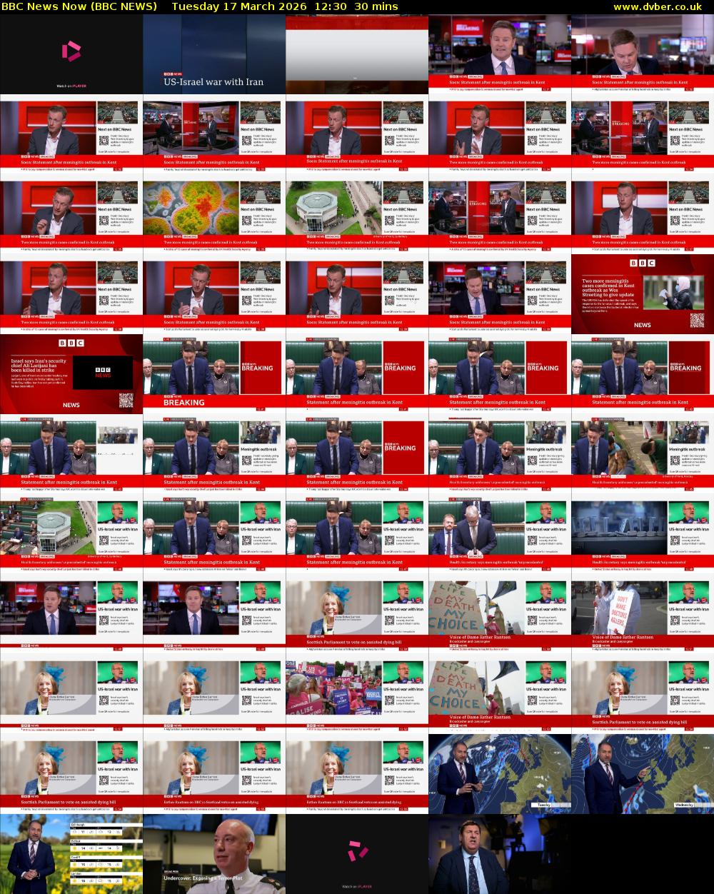 BBC News Now (BBC NEWS) Tuesday 17 March 2026 12:30 - 13:00