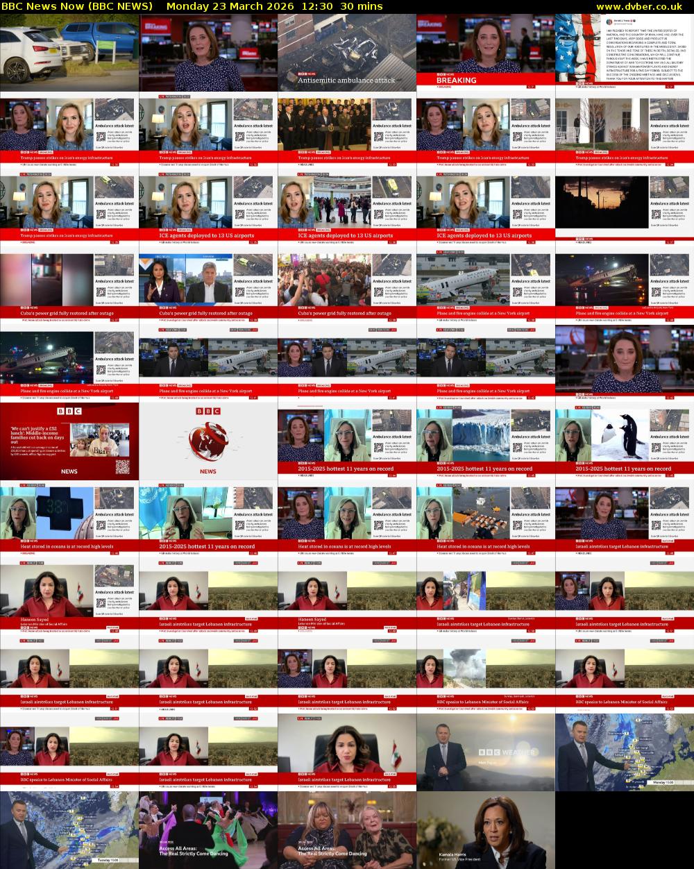 BBC News Now (BBC NEWS) Monday 23 March 2026 12:30 - 13:00