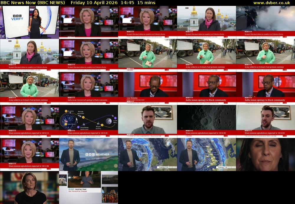 BBC News Now (BBC NEWS) Friday 10 April 2026 14:45 - 15:00