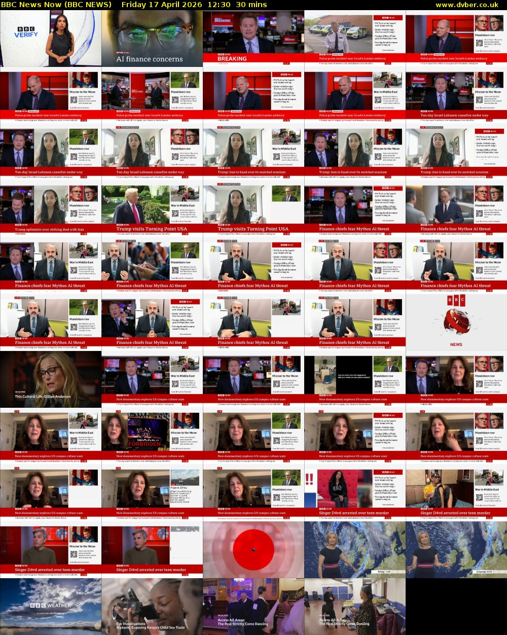 BBC News Now (BBC NEWS) Friday 17 April 2026 12:30 - 13:00