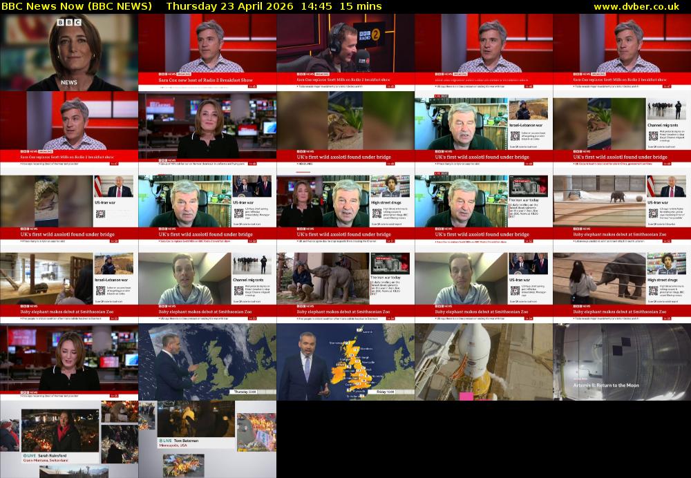 BBC News Now (BBC NEWS) Thursday 23 April 2026 14:45 - 15:00