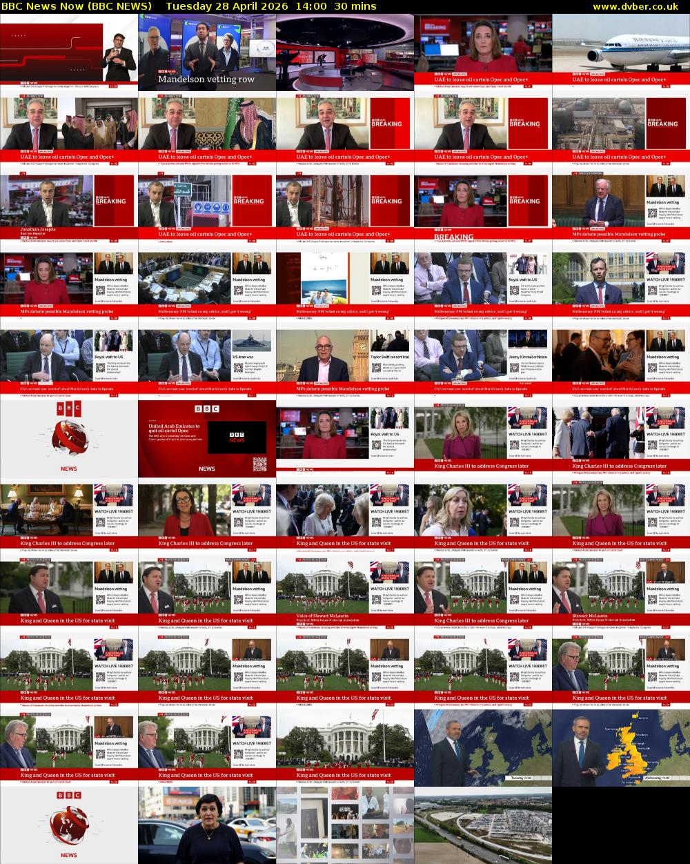 BBC News Now (BBC NEWS) Tuesday 28 April 2026 14:00 - 14:30
