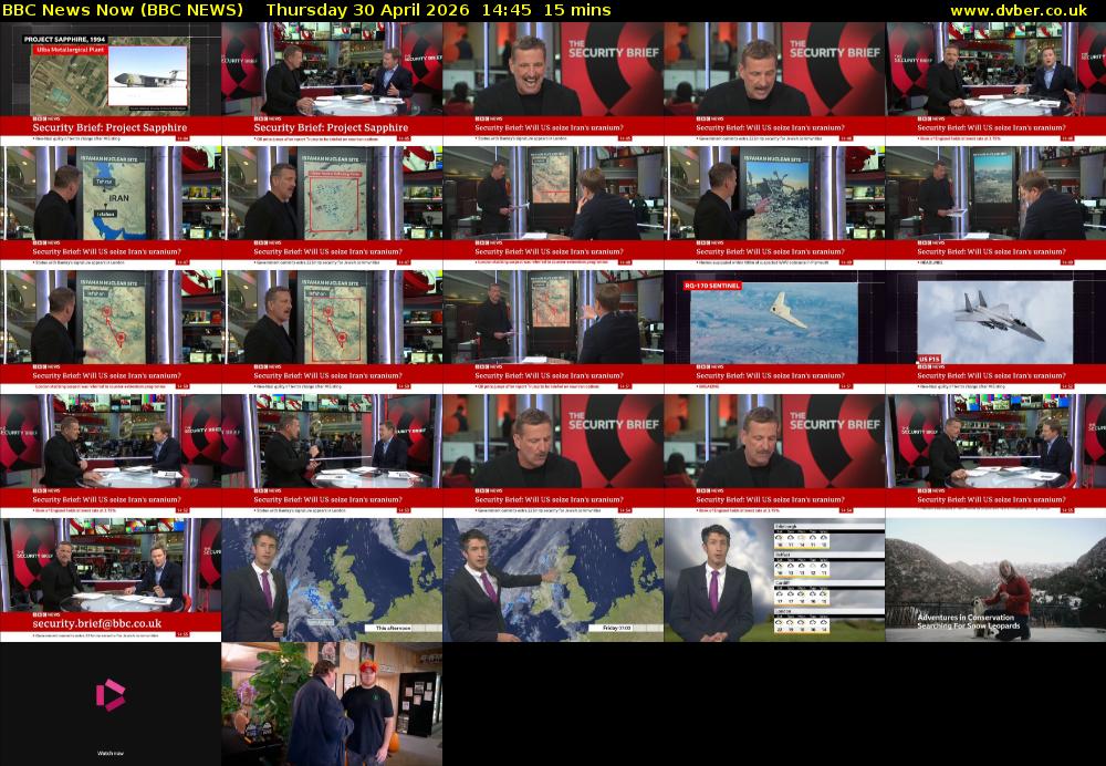 BBC News Now (BBC NEWS) Thursday 30 April 2026 14:45 - 15:00