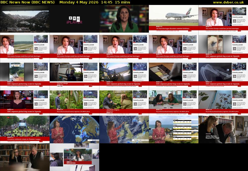 BBC News Now (BBC NEWS) Monday 4 May 2026 14:45 - 15:00