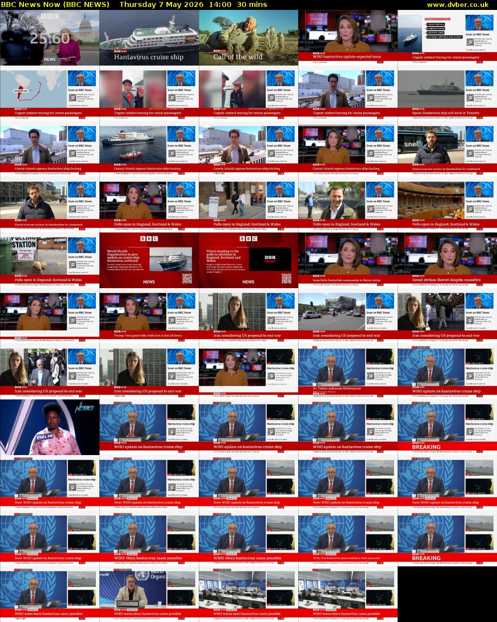 BBC News Now (BBC NEWS) Thursday 7 May 2026 14:00 - 14:30