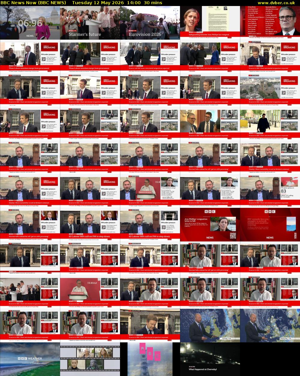 BBC News Now (BBC NEWS) Tuesday 12 May 2026 14:00 - 14:30