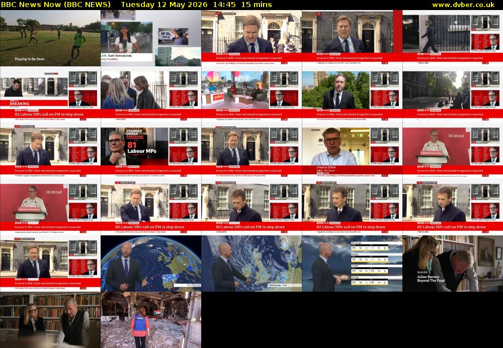 BBC News Now (BBC NEWS) Tuesday 12 May 2026 14:45 - 15:00