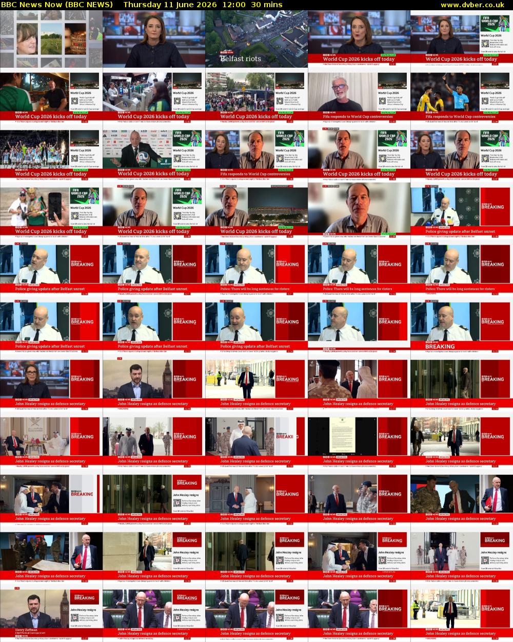 BBC News Now (BBC NEWS) Thursday 11 June 2026 12:00 - 12:30