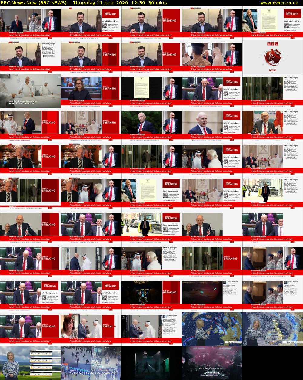 BBC News Now (BBC NEWS) Thursday 11 June 2026 12:30 - 13:00