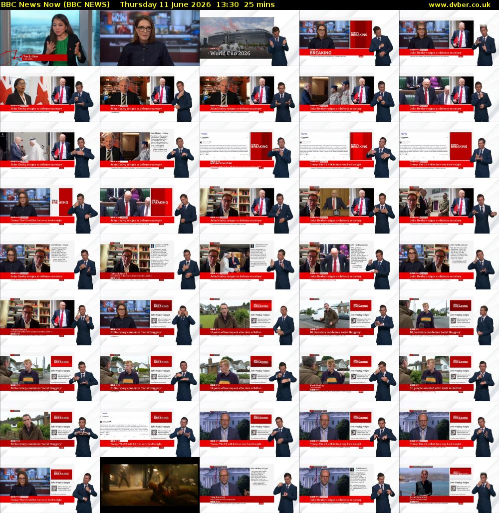 BBC News Now (BBC NEWS) Thursday 11 June 2026 13:30 - 13:55