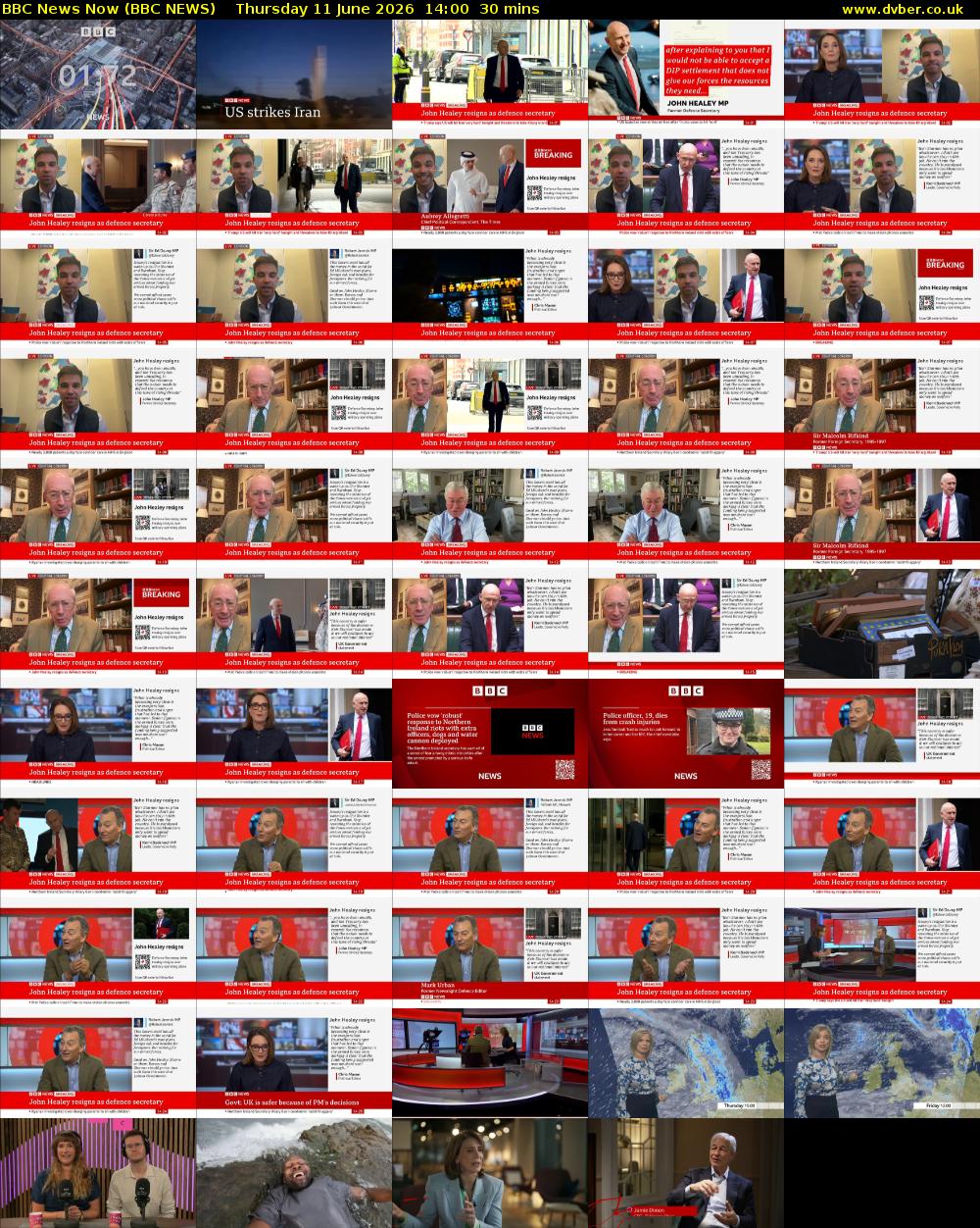 BBC News Now (BBC NEWS) Thursday 11 June 2026 14:00 - 14:30