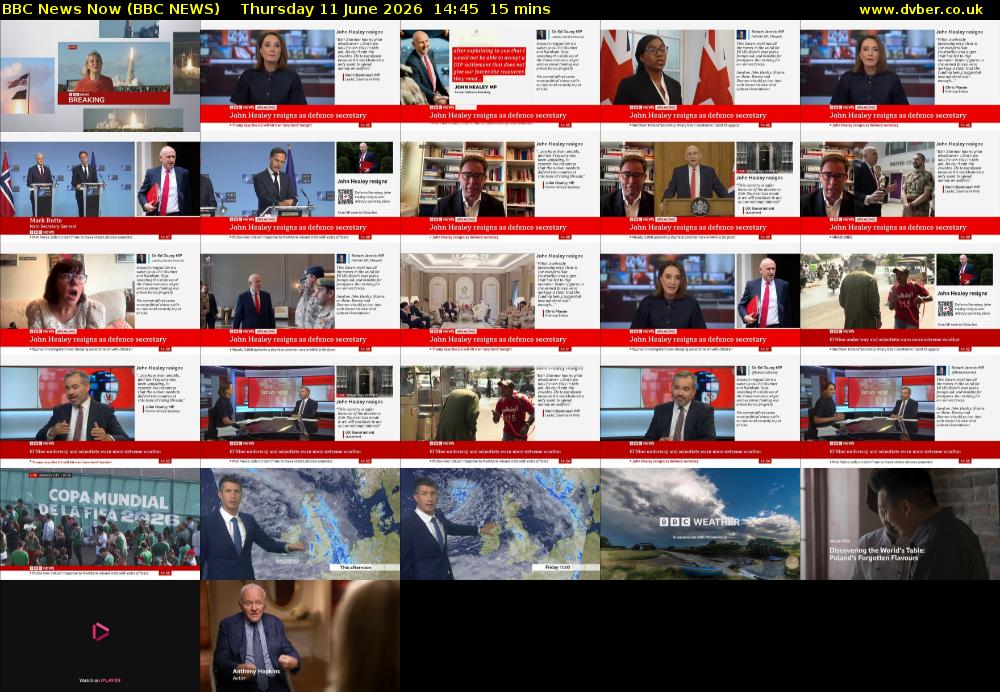 BBC News Now (BBC NEWS) Thursday 11 June 2026 14:45 - 15:00