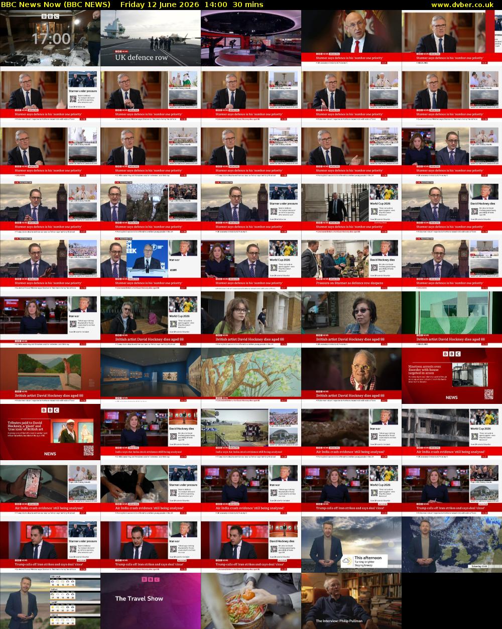 BBC News Now (BBC NEWS) Friday 12 June 2026 14:00 - 14:30