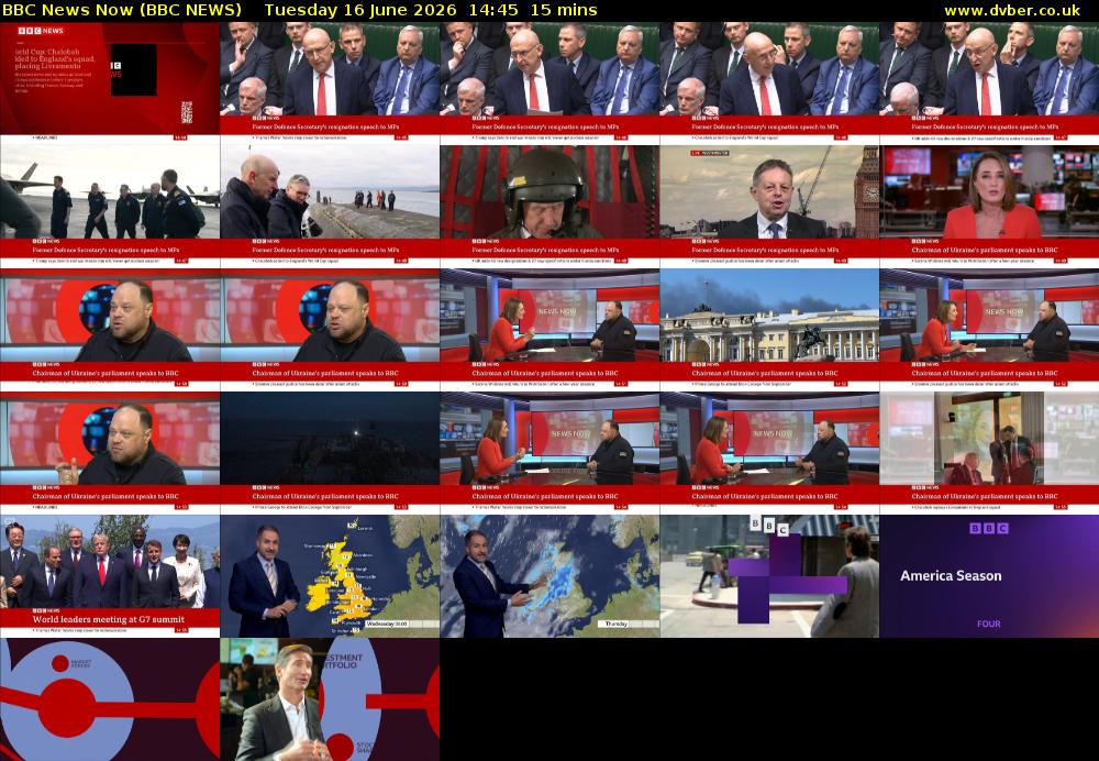 BBC News Now (BBC NEWS) Tuesday 16 June 2026 14:45 - 15:00