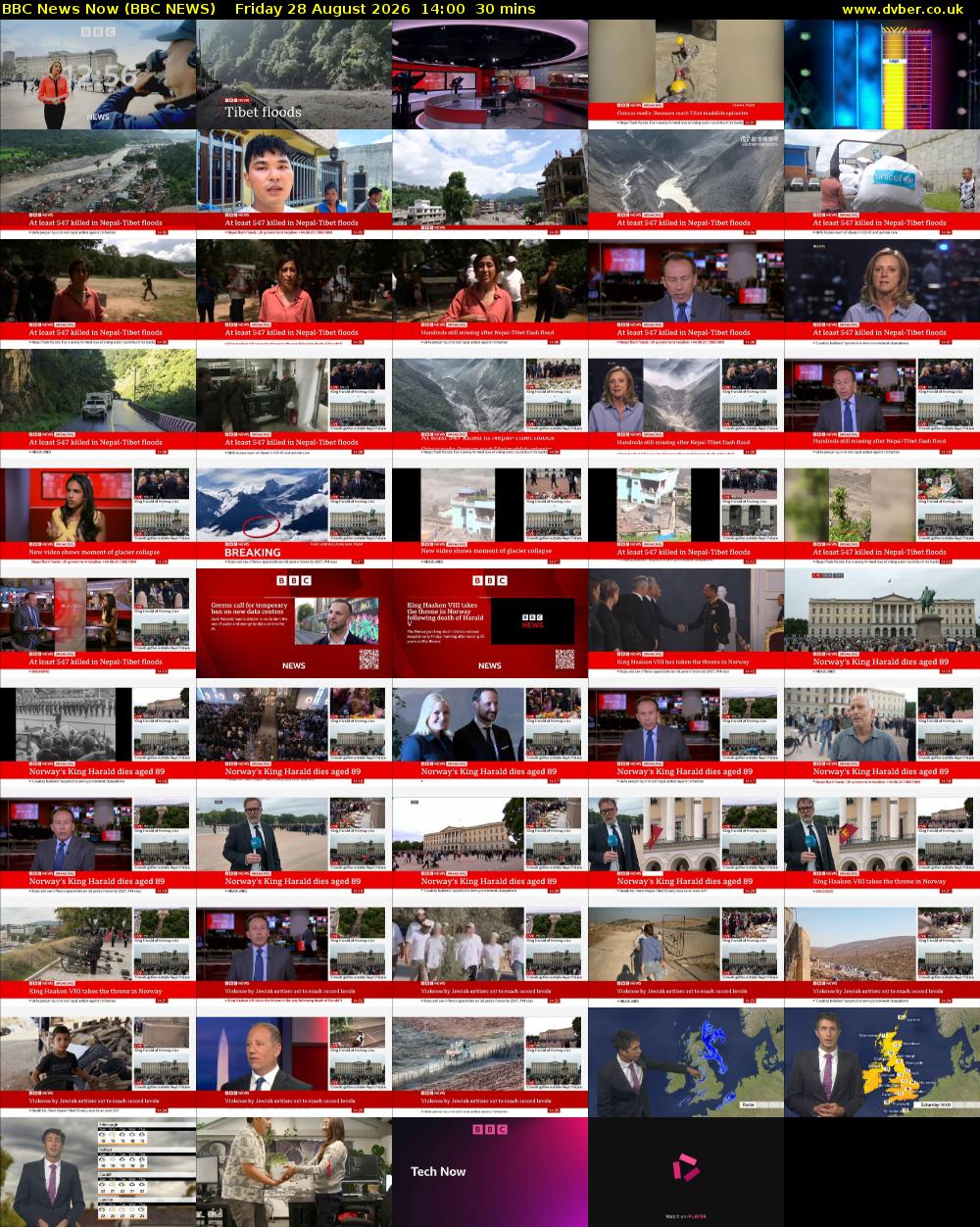 BBC News Now (BBC NEWS) Friday 28 August 2026 14:00 - 14:30
