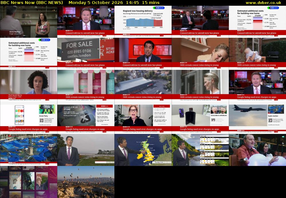 BBC News Now (BBC NEWS) Monday 5 October 2026 14:45 - 15:00