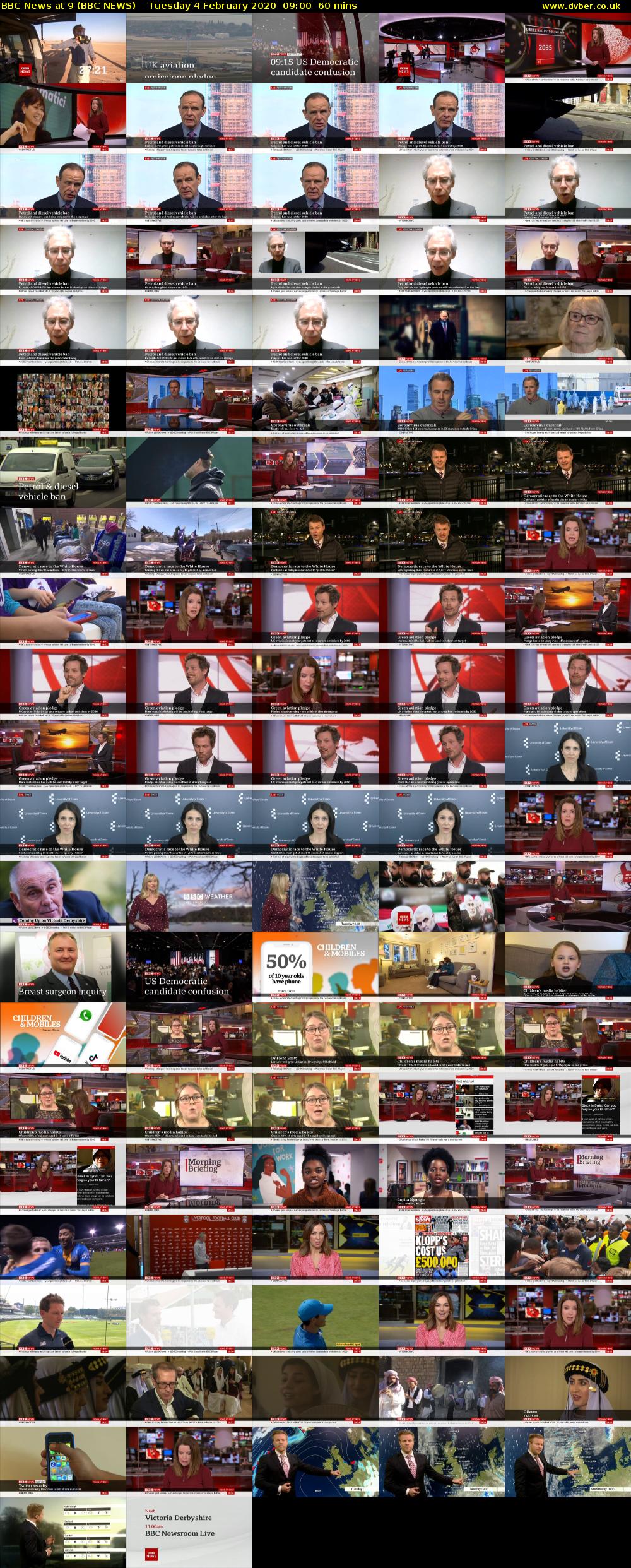 BBC News at 9 (BBC NEWS) Tuesday 4 February 2020 09:00 - 10:00